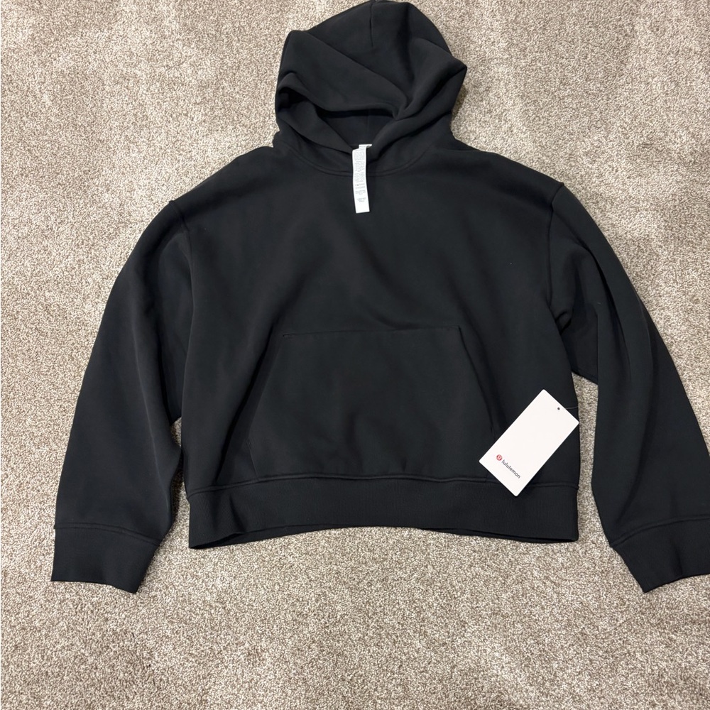 lululemon NWT new Black Hooded Sweatshirt